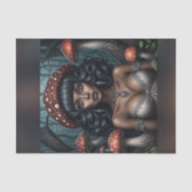 アフリカ系アメリカ人女性キノコ女王デクページ