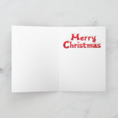 アフリカ系アメリカ人女性クリスマスカード シーズンカード (内部)