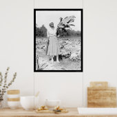 アフリカ系アメリカ人女性タバコ1912 ポスター (キッチン)