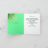 アフリカ系アメリカ人女性ハッピーバースデーカード カード (内部)