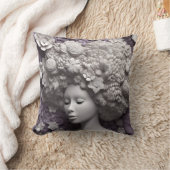 アフリカ系アメリカ人女性ブラッククイーンメラニンポピン クッション (ブランケット)