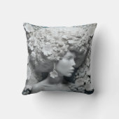 アフリカ系アメリカ人女性ブラッククイーンメラニンポピン クッション (裏面)