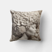 アフリカ系アメリカ人女性ブラッククイーンメラニンポピン クッション (裏面)