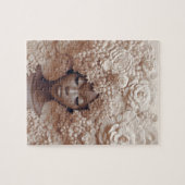 アフリカ系アメリカ人女性ブラッククイーンメラニンポピン ジグソーパズル (横)