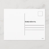 アフリカ系アメリカ人女性メリークリスマス シーズンポストカード (裏面)