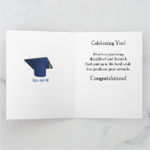 アフリカ系アメリカ人女性卒業者カード カード (内部)