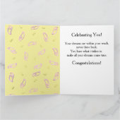 アフリカ系アメリカ人女性卒業者カード カード (内部)