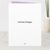 アフリカ系アメリカ人女性卒業者カード カード (裏面)