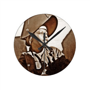 アフリカ系アメリカ人女性愛国者 ラウンド壁時計