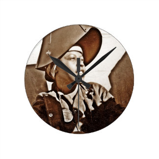 アフリカ系アメリカ人女性愛国者 ラウンド壁時計