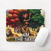 アフリカ系アメリカ人女性感動的引用文事務所 マウスパッド (マウス)