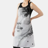 アフリカ系アメリカ人女性美しいファッション図 エプロン (インサイチュ)