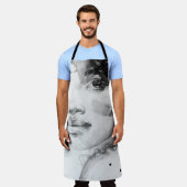 アフリカ系アメリカ人女性美しいファッション図 エプロン (着用した状態)