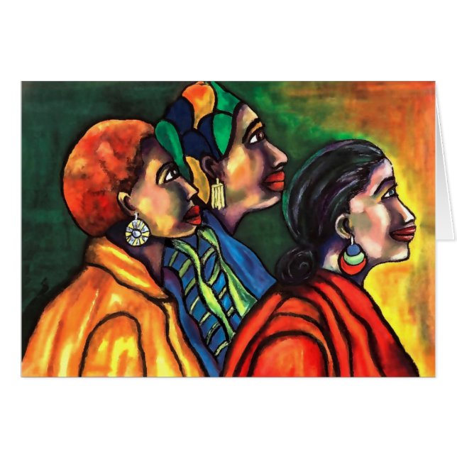 アフリカ系アメリカ人女性3人 (正面横)