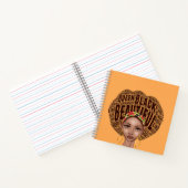 アフリカ系アメリカ人女性 ノートブック (内部)