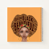 アフリカ系アメリカ人女性 ノートブック (裏面)