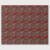 アフリカ系アメリカ人女性 ラッピングペーパー (フラット)