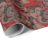 アフリカ系アメリカ人女性 ラッピングペーパー (ロールコーナー)
