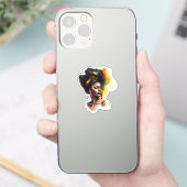 アフリカ系アメリカ人女性(2) シール (スマートフォン)