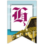 アフリカ系アメリカ人女海賊誕生日バンティング国旗 バンティングフラッグ (第2の旗)