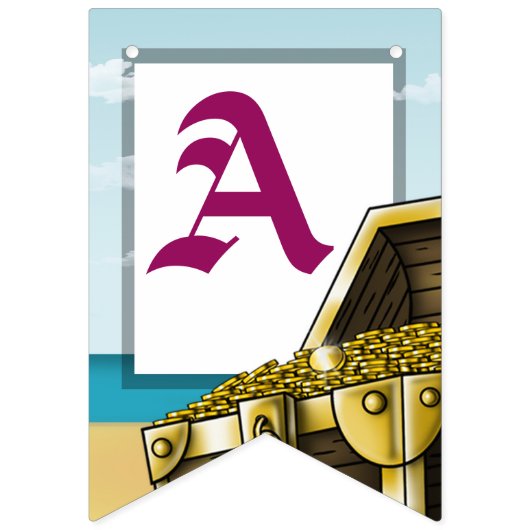 アフリカ系アメリカ人女海賊誕生日バンティング国旗 バンティングフラッグ (第3の旗)