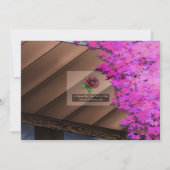 アフリカ系アメリカ人妖精ガールバースデーパーティー 招待状 (裏面)