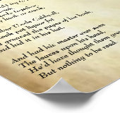 アフリカ系アメリカ人学の初期の詩読 ポスター (角)