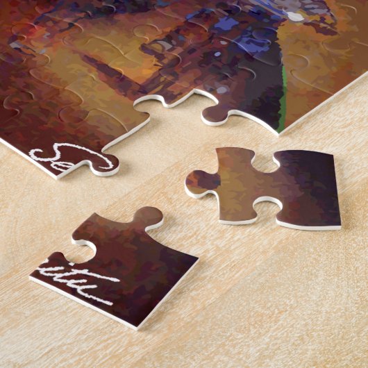 アフリカ系アメリカ人家族 ジグソーパズル (側面)