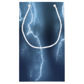 アフリカ系アメリカ人少年スーパーヒーロー スモールペーパーバッグ (裏面)