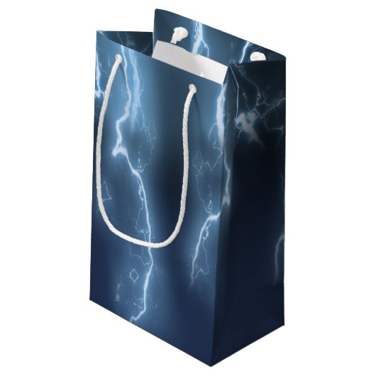 アフリカ系アメリカ人少年スーパーヒーロー スモールペーパーバッグ (裏面アングル)