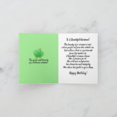 アフリカ系アメリカ人感動的誕生日カード カード (内部)