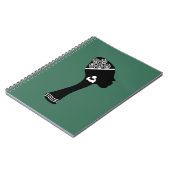 アフリカ系アメリカ人抽象芸術ポートレート ノートブック (左側)