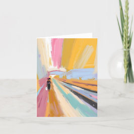 アフリカ系アメリカ人抽象芸術 サンキューカード