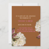 アフリカ系アメリカ人救カップルテラコッタ セーブザデート (裏面)