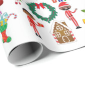 アフリカ系アメリカ人数々ののキャラクター包装紙 ラッピングペーパー (ロールコーナー)