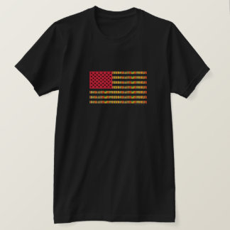 アフリカ系アメリカ人旗Tシャツ Tシャツ