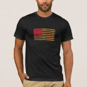 アフリカ系アメリカ人旗Tシャツ Tシャツ (正面)