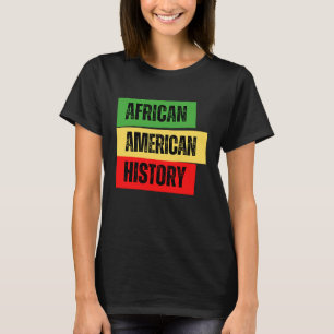 アフリカ系アメリカ人歴史黒人男性女性少年少女 Tシャツ