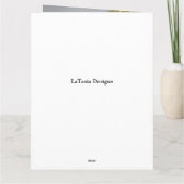 アフリカ系アメリカ人牧師の教会記念日カード カード (裏面)