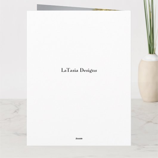 アフリカ系アメリカ人牧師の教会記念日カード カード (裏面)