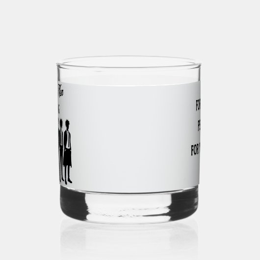 アフリカ系アメリカ人男性のための週末ウイスキー・グラス ウイスキーグラス (左)