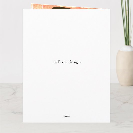 アフリカ系アメリカ人男性の牧師の記念日 カード (裏面)