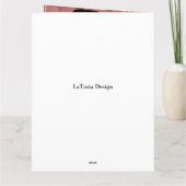 アフリカ系アメリカ人男性スーツ牧師の父の日 カード (裏面)