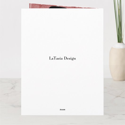 アフリカ系アメリカ人男性スーツ牧師の父の日 カード (裏面)