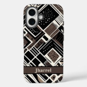 アフリカ系アメリカ人男性向けの部族風退職祝いギフト Case-Mate iPhoneケース (裏面)