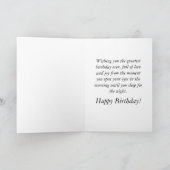 アフリカ系アメリカ人男性 – 誕生日 カード (内部)