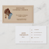 アフリカ系アメリカ人祈ハンズカトリック教会 名刺 (正面/裏面)