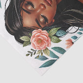 アフリカ系アメリカ人祈女性フローラ 薄葉紙 (詳細)