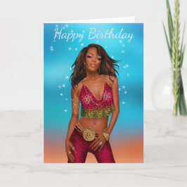 アフリカ系アメリカ人誕生日カード カード