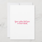 アフリカ系アメリカ人誕生日パーティーの招待 招待状 (裏面)